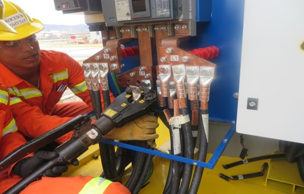 Cableado en celda de control